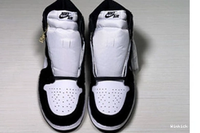 PANDA 1 WHITE AIR JORDAN BLACK 1030